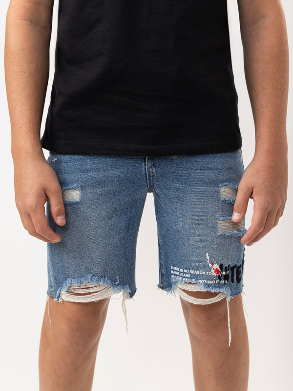 JEANS BERMUDA Blue / 14