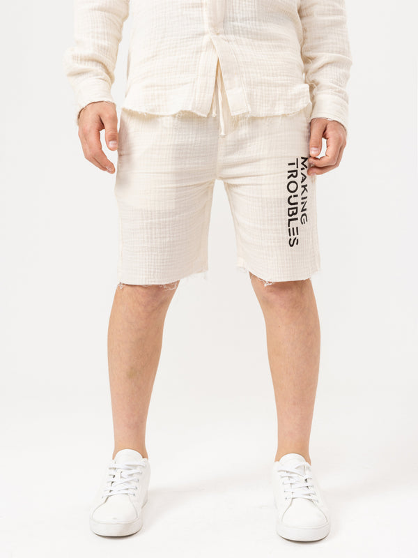 WOVEN BERMUDA Cream / 14