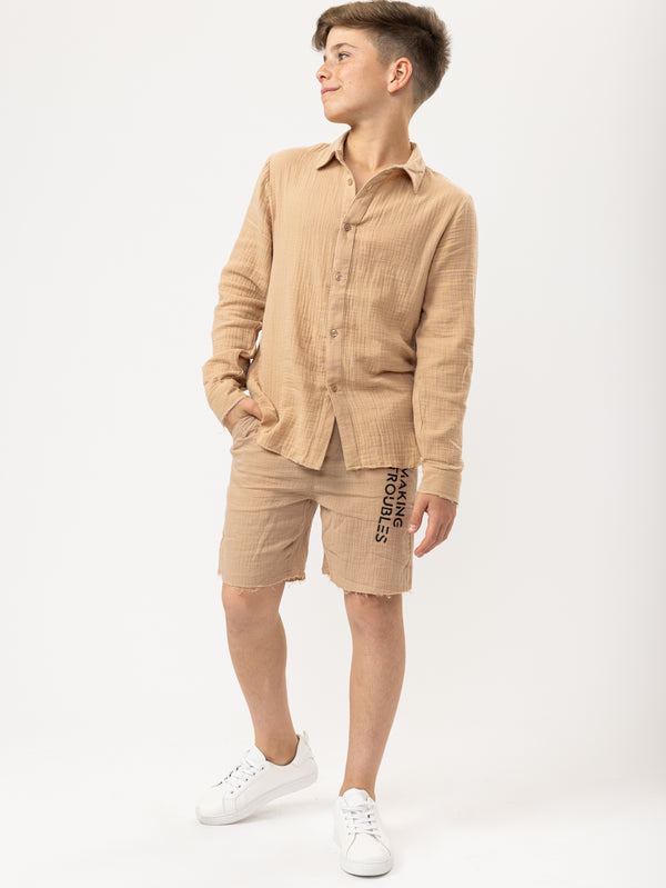 WOVEN BERMUDA Nude / 14