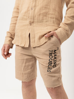 WOVEN BERMUDA Nude / 14