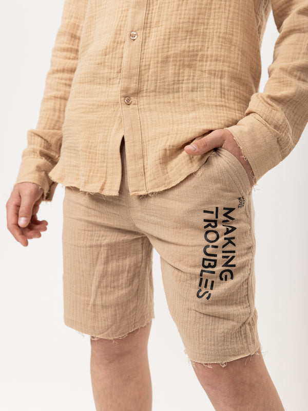 WOVEN BERMUDA Nude / 14