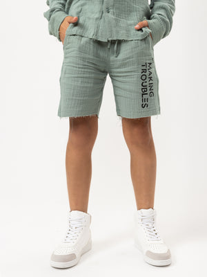 WOVEN BERMUDA Green / 14