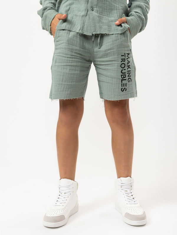 WOVEN BERMUDA Green / 14