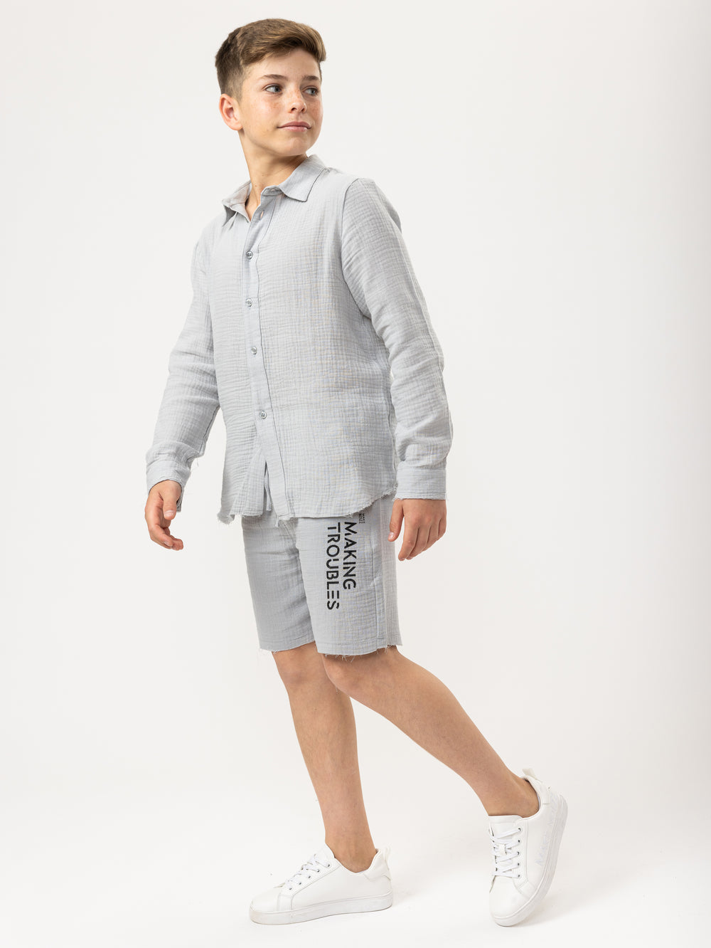 WOVEN BERMUDA Cream / 14