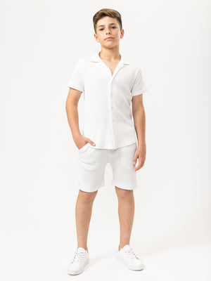 WOVEN BERMUDA Cream / 14