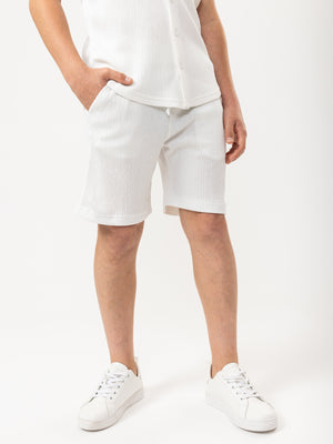 WOVEN BERMUDA Cream / 14