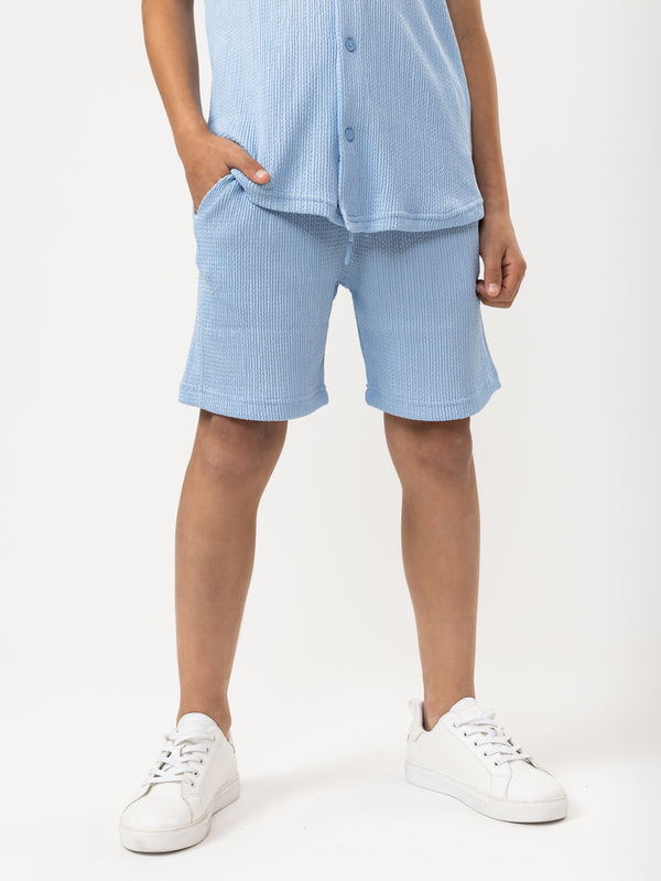 WOVEN BERMUDA Light-Blue / 14