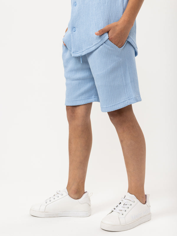 WOVEN BERMUDA Light-Blue / 14