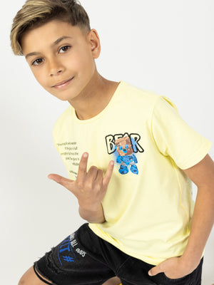 T SHIRTS Yellow / 14