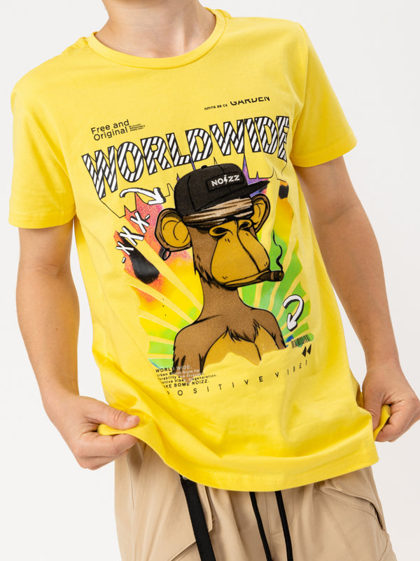 T SHIRTS Yellow / 14