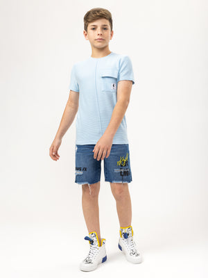 BASIC+ T Light-Blue / 14