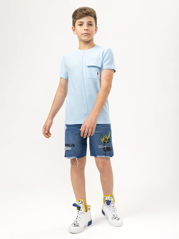 BASIC+ T Light-Blue / 14