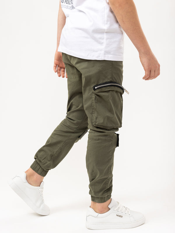 WOVEN PANTS Army / 14