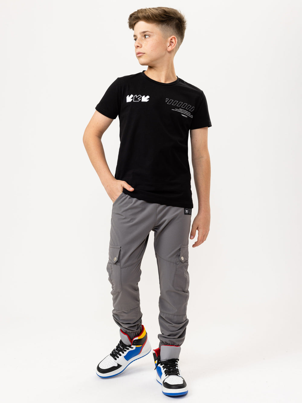 WOVEN PANTS Black / 14