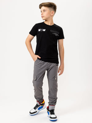 WOVEN PANTS Silver / 14