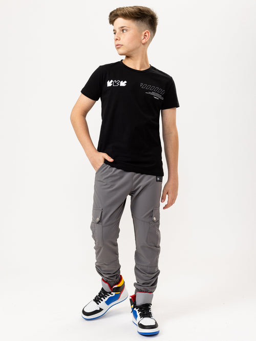 WOVEN PANTS Silver / 14