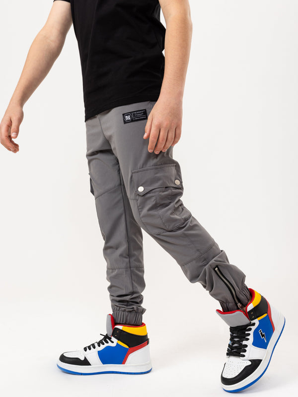 WOVEN PANTS Silver / 14