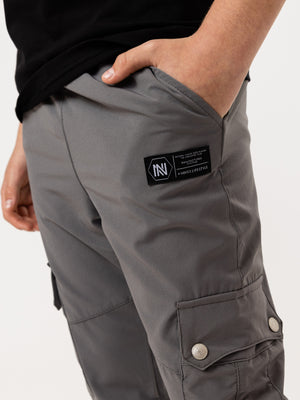 WOVEN PANTS Silver / 14