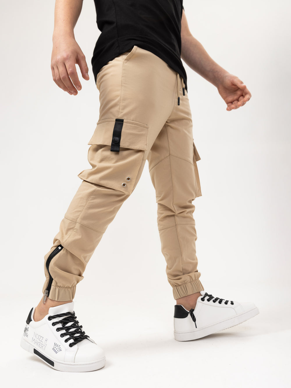 WOVEN PANTS Beige / 14