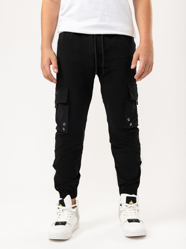 WOVEN PANTS Black / 14