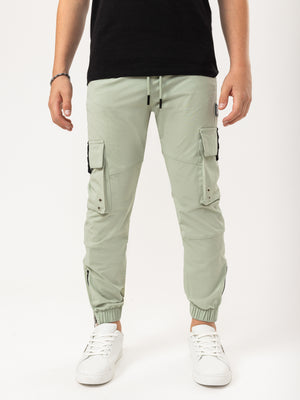 WOVEN PANTS Mint Green / 14