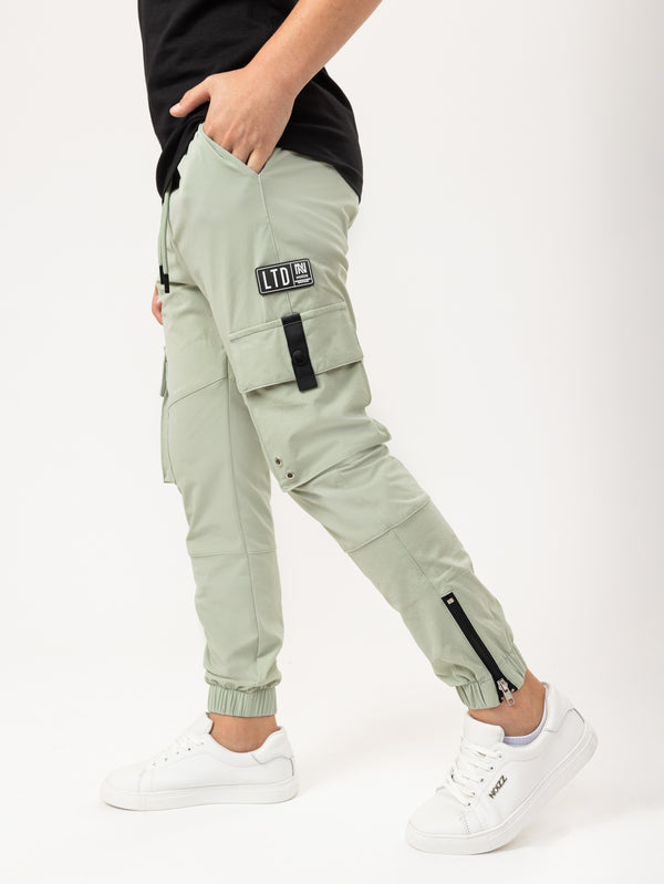 WOVEN PANTS Mint Green / 14