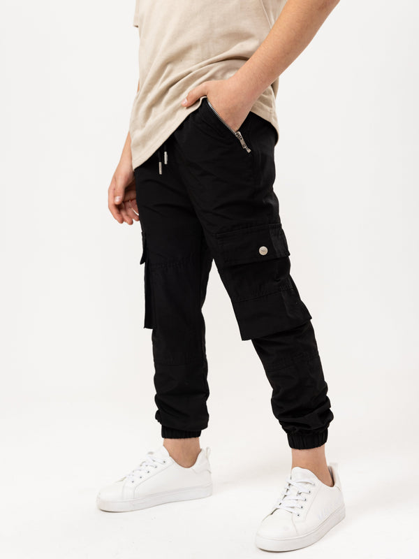 WOVEN PANTS Black / 14