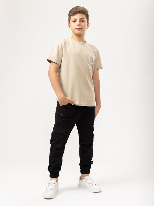 WOVEN PANTS Black / 14