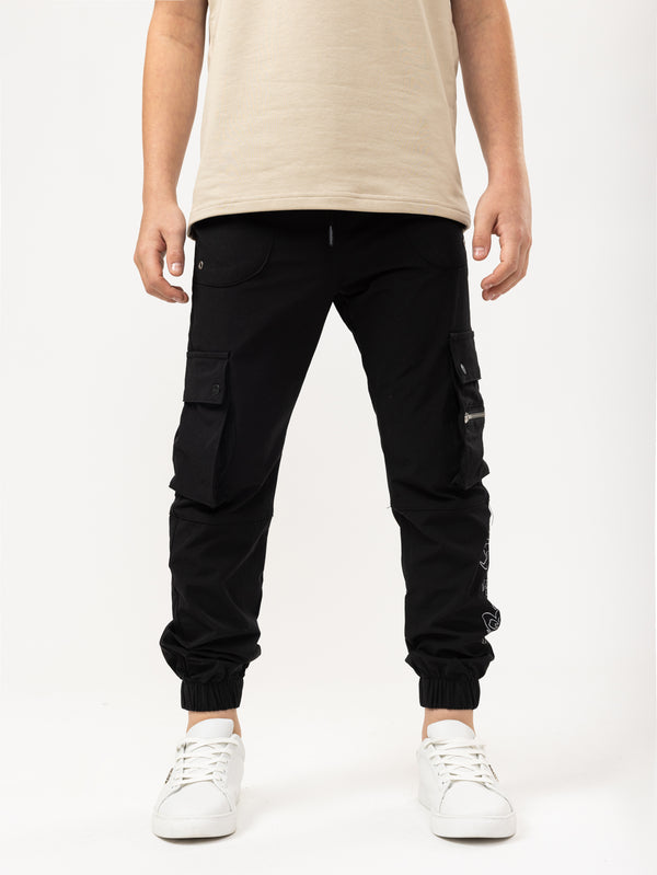 WOVEN PANTS Black / 14