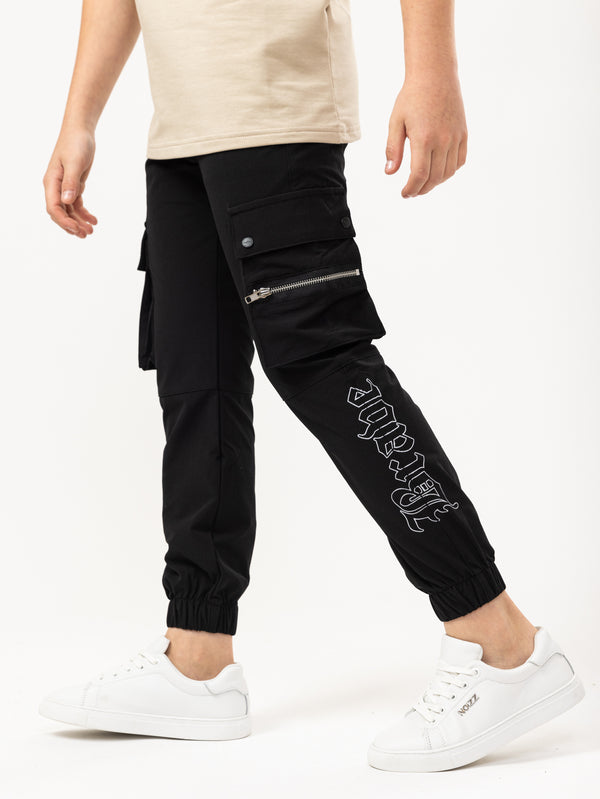 WOVEN PANTS Black / 14