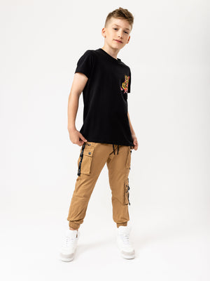 WOVEN PANTS Camel / 14