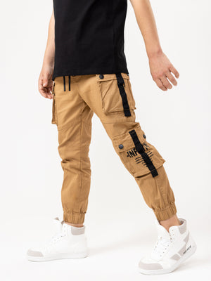 WOVEN PANTS Camel / 14