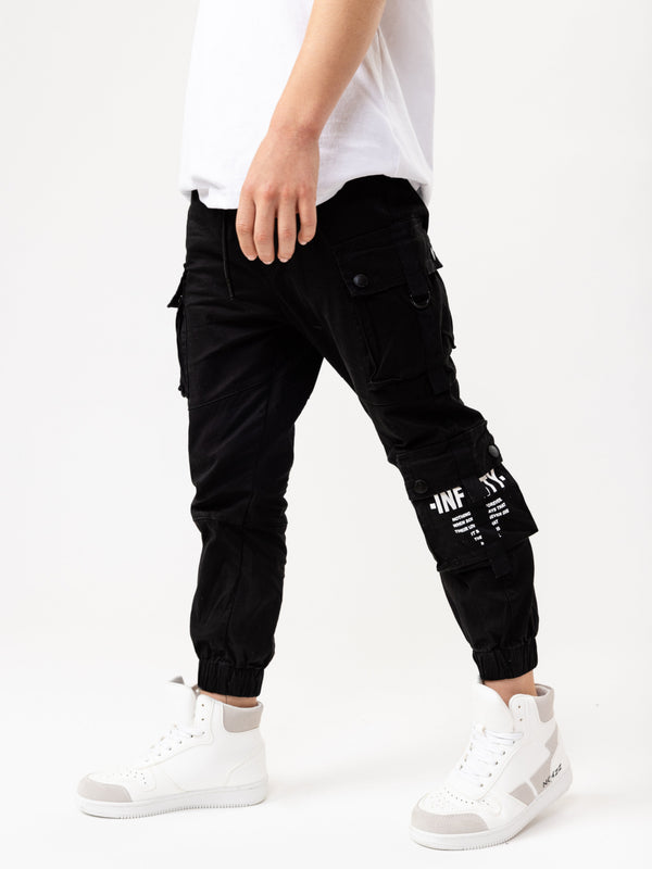 WOVEN PANTS Black / 14
