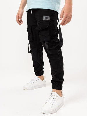 WOVEN PANTS Black / 14