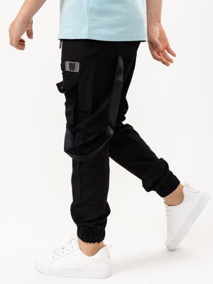 WOVEN PANTS Black / 14