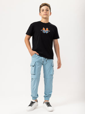 WOVEN PANTS Light-Blue / 14