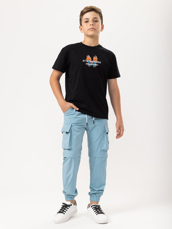 WOVEN PANTS Light-Blue / 14