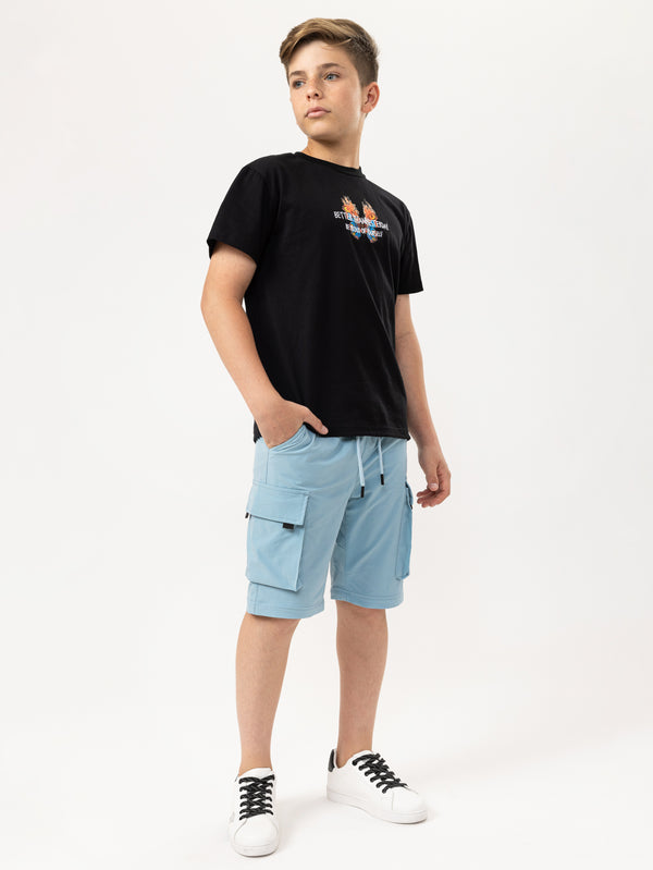 WOVEN PANTS Light-Blue / 14