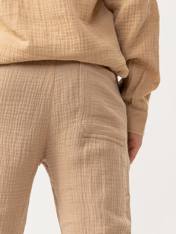 WOVEN PANTS Nude / 14