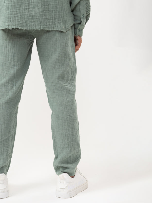 WOVEN PANTS Green / 14