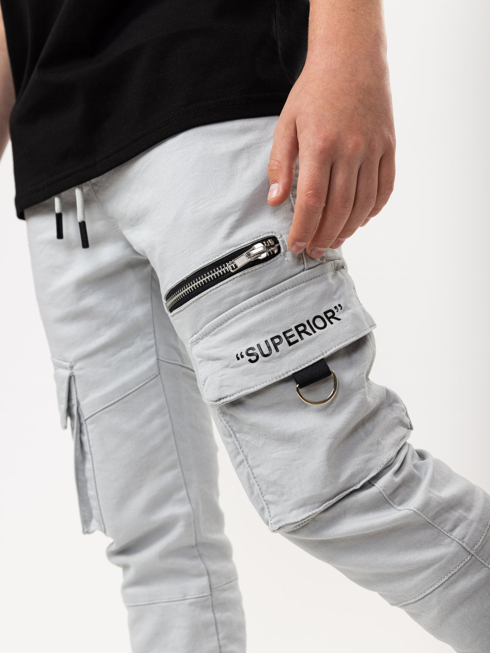 WOVEN PANTS Silver Color / 14