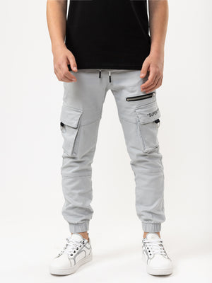 WOVEN PANTS Silver Color / 14