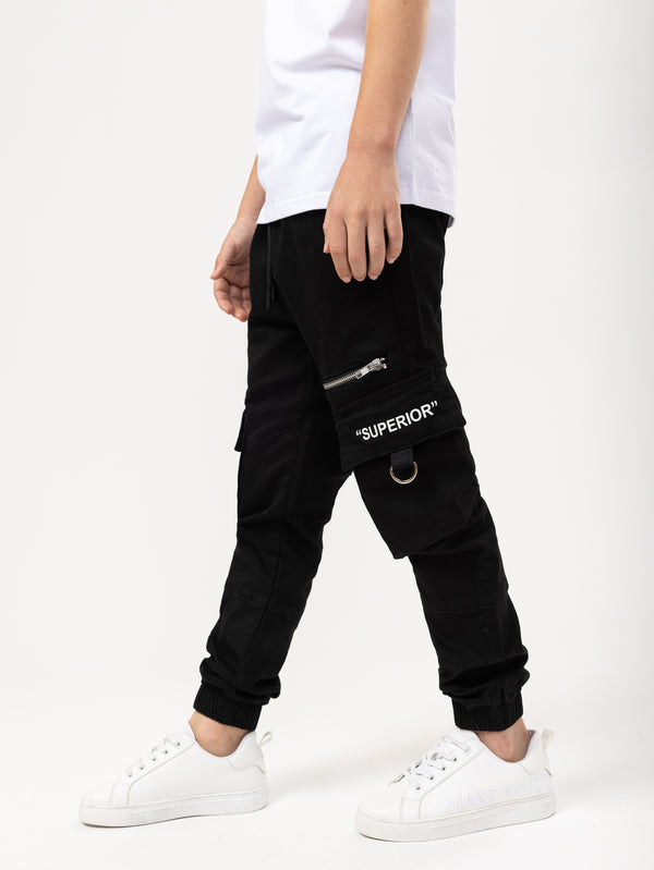 WOVEN PANTS Black / 14