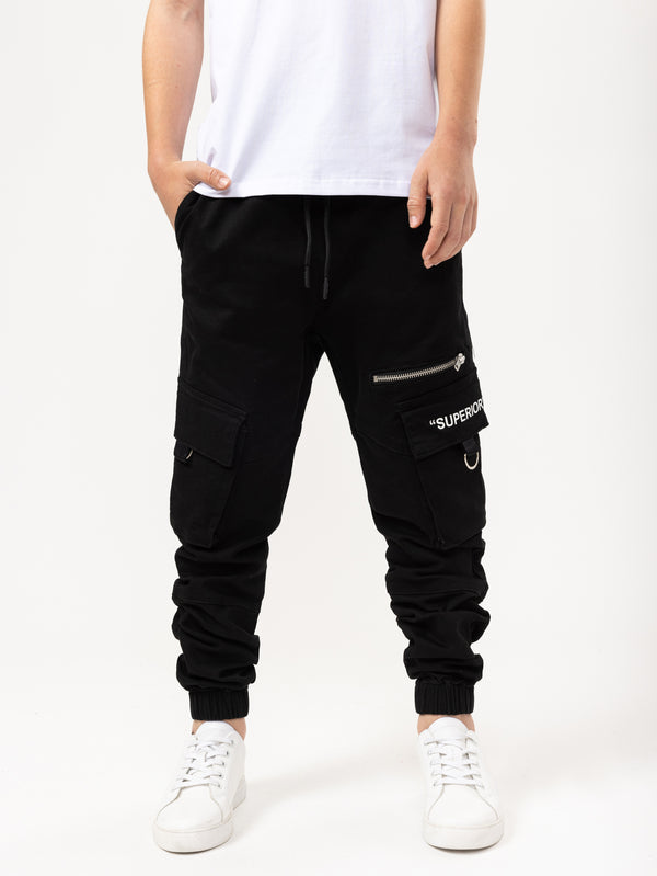 WOVEN PANTS Black / 14