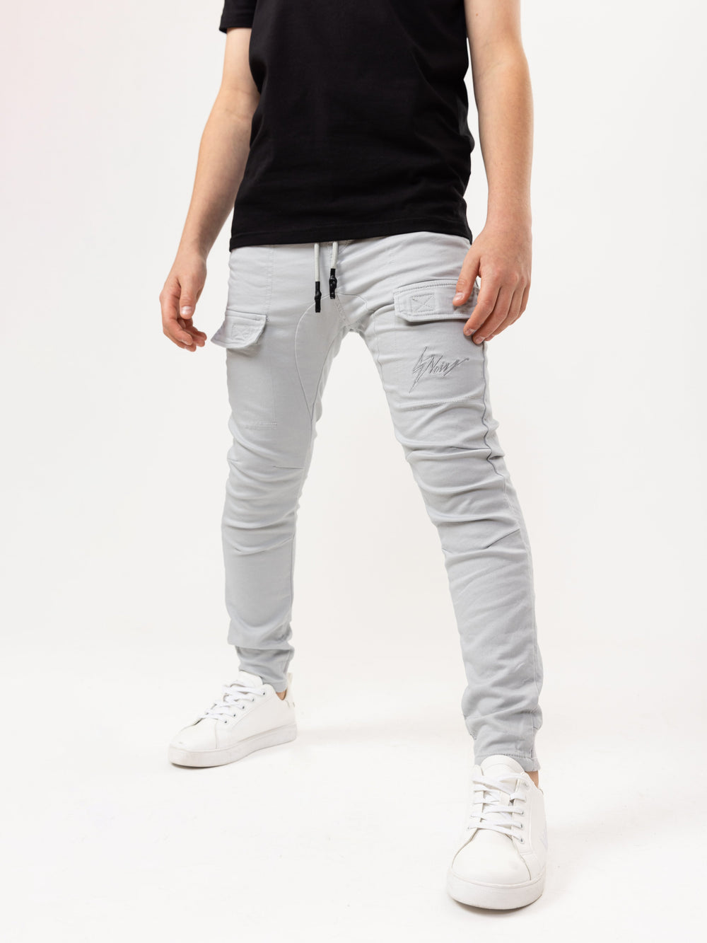WOVEN PANTS Silver Color / 14
