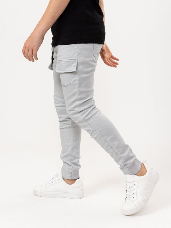 WOVEN PANTS Silver Color / 14