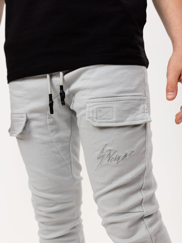 WOVEN PANTS Silver Color / 14