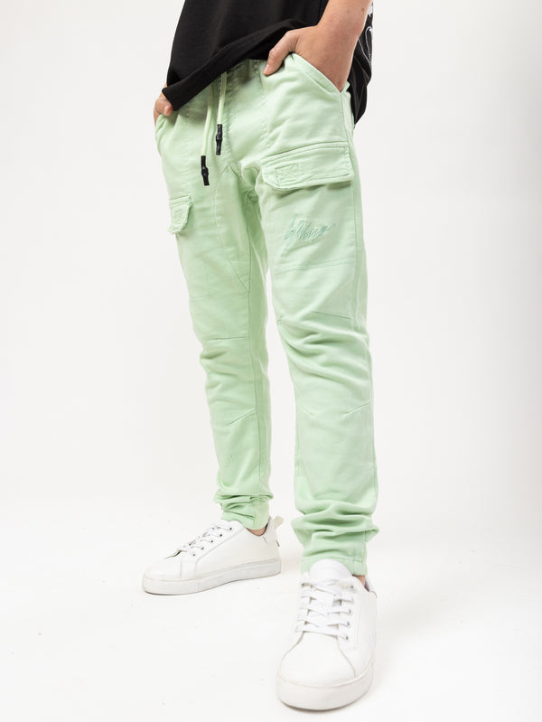 WOVEN PANTS Green / 14