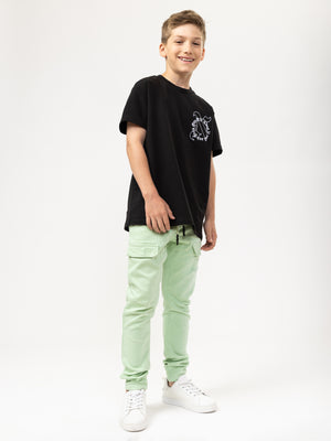WOVEN PANTS Green / 14