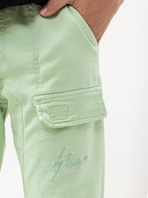 WOVEN PANTS Green / 14